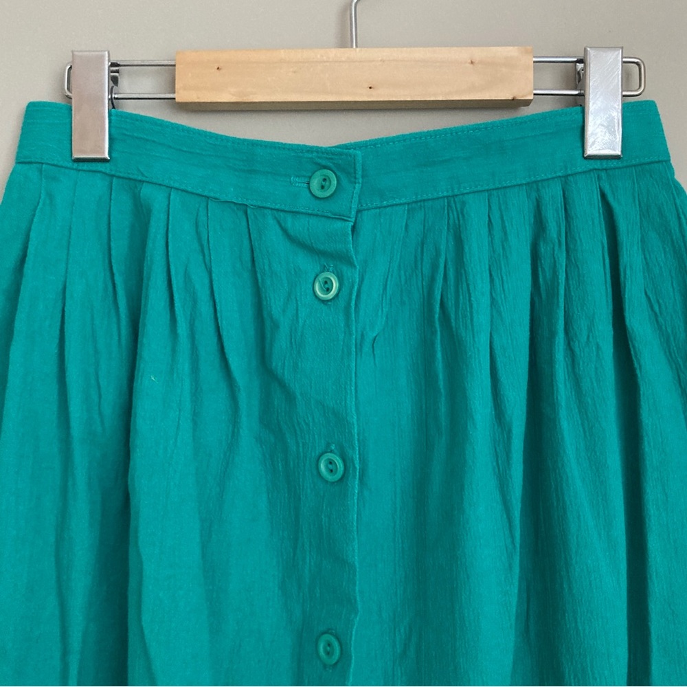 Vintage 100% cotton midi skirt